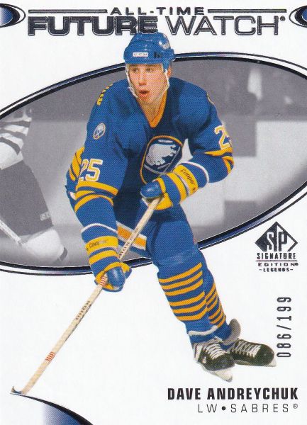 insert RC karta DAVE ANDREYCHUK 20-21 SP Signature Legends All-Time Future Watch /199